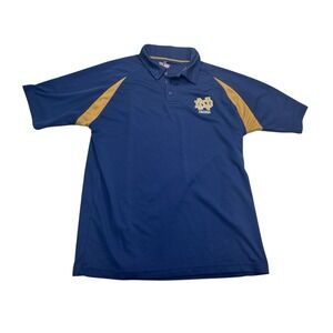 Russel polo shirt‎ Men's size XL blue Irish Notre Dame